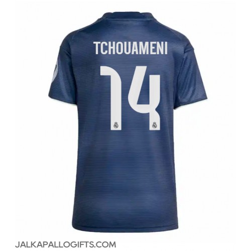 Real Madrid Aurelien Tchouameni #14 Vieraspaita Naiset 2025-26 Lyhythihainen